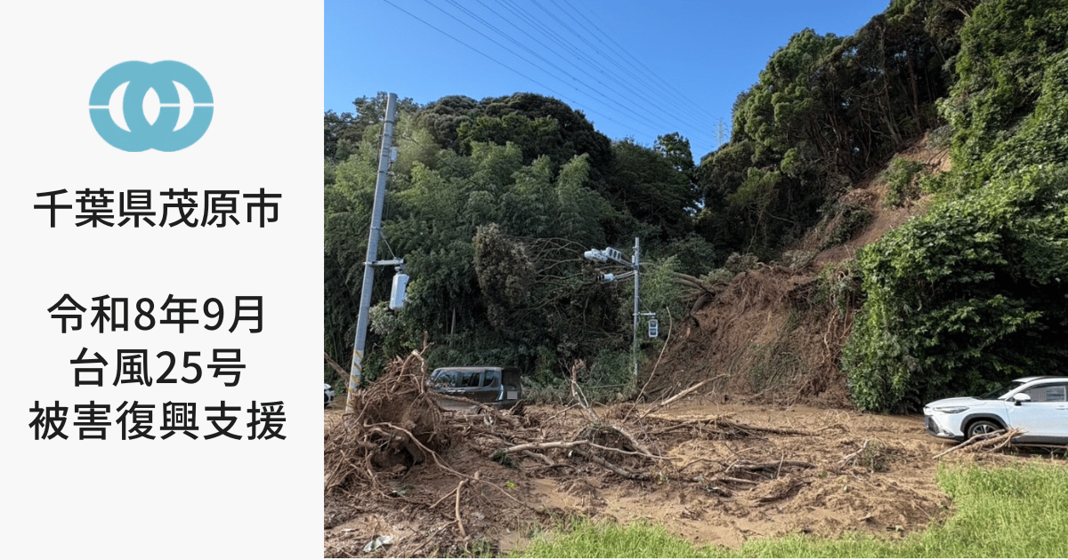 令和8年9月台風25号 被害復興支援